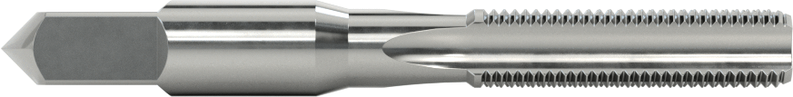 Sol El Diş Açma Kılavuzu, Alt Pah, 3/8"-24 Diş Boyutu, 1-1/4" Diş Uzunluğu