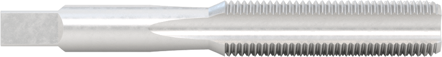 Sol El Diş Açma Kılavuzu, Alt Pah, 1/2"-20 Diş Boyutu, 1-21/32" Diş Uzunluğu