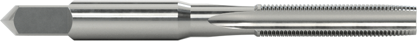 Sol El Diş Açma Kılavuzu, Konik Pah, 1/4"-40 Diş Boyutu, 1" Diş Uzunluğu