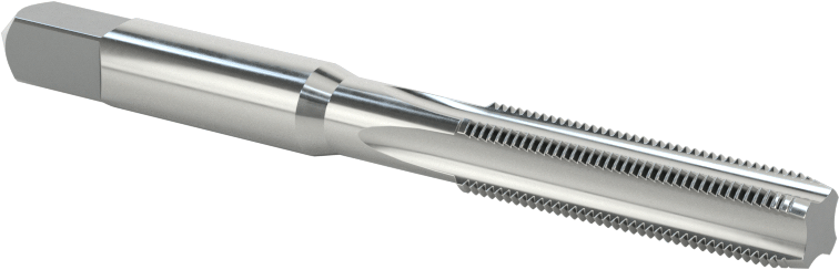 Sol El Diş Açma Kılavuzu, Standart Pah, 1/4"-40 Diş Boyutu, 1" Diş Uzunluğu
