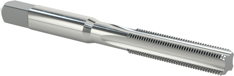 Sol El Diş Açma Kılavuzu, Alt Pah, 1/4"-40 Diş Boyutu, 1" Diş Uzunluğu