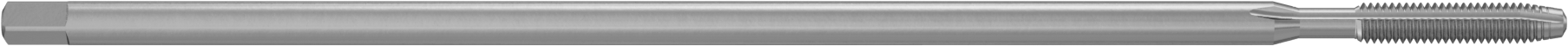 Uzun Uçlu Talaş Temizleme Kılavuzu, Yüksek Hızlı Çelik, M4 x 0,7 mm Diş Boyutu, 3/4" Diş Uzunluğu