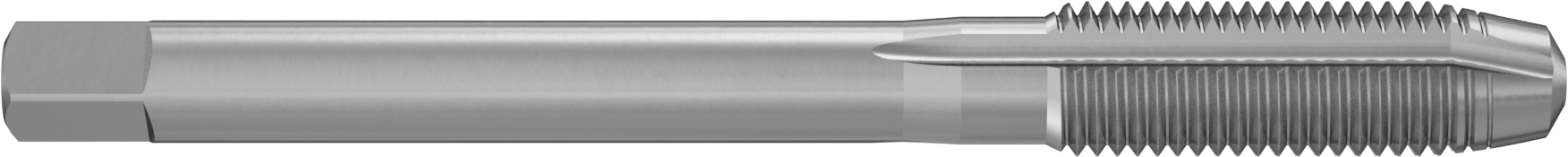 Uzun Uçlu Talaş Temizleme Kılavuzu, Yüksek Hızlı Çelik, M16 x 2 mm Diş Boyutu, 1-13/16" Diş Uzunluğu
