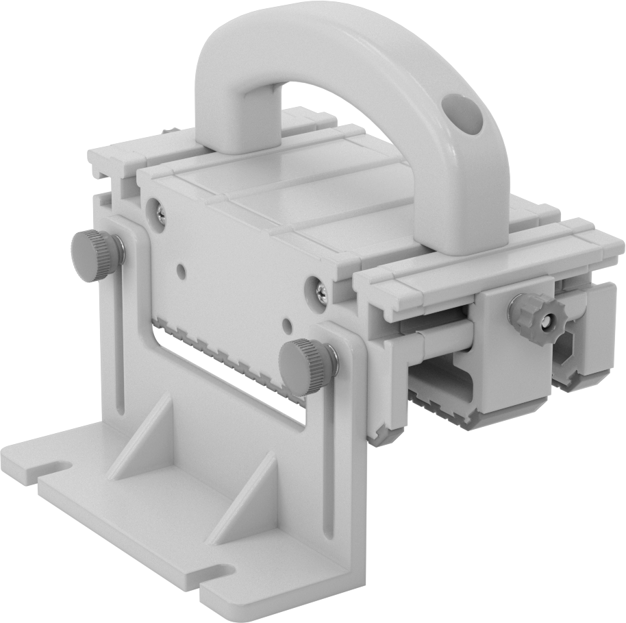 İtme Bloğu, 5-1/2“ Yükseklik x 8” Uzunluk x 6" Genişlik Toplam, 1/4" Minimum Kesme Genişliği