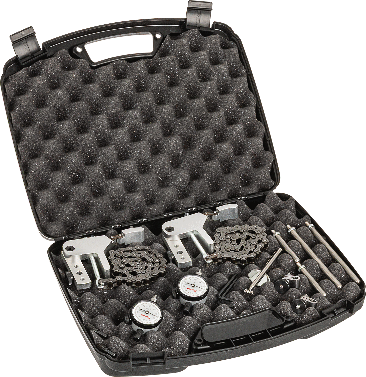 Mil Hizalama Zincir Kelepçesi, Dengeli Kadran Göstergeli Kit, Alt Piston