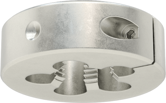 Karbon Çelik Vida Kalıbı, 2" OD, 3/4"-16 UNF Sol Diş