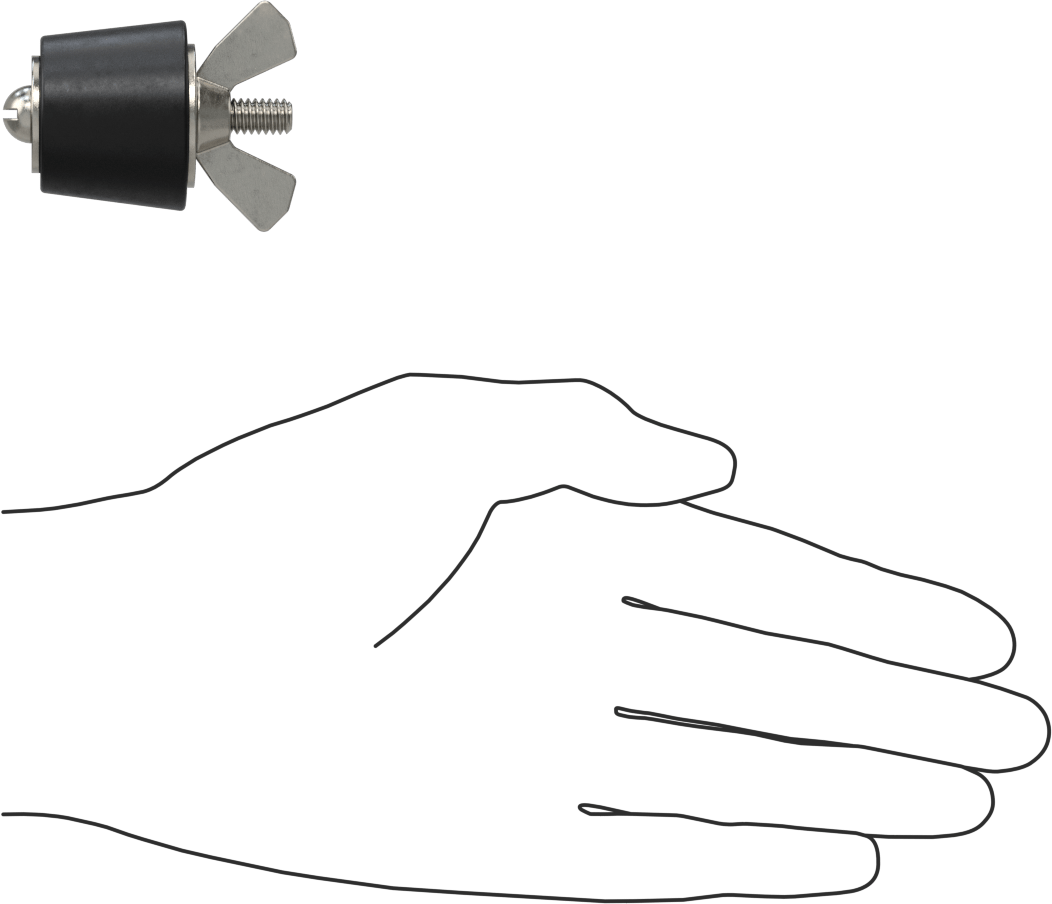 Sıkı Tutuşlu Konik Fiş, Anma Ölçüsü 6-1/2, 1-5/64“ ila 1-21/64” iç çap için