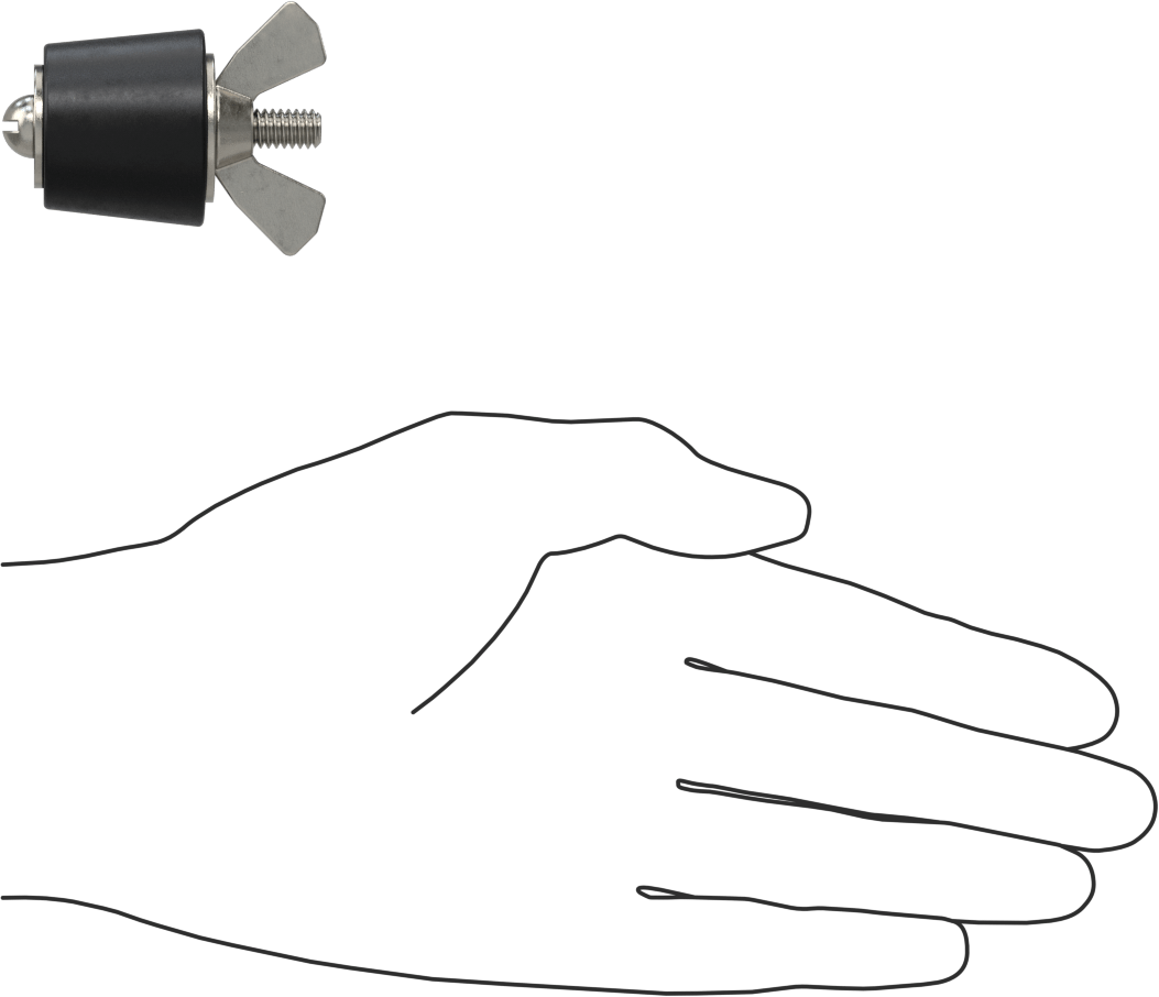 Sıkı Tutuşlu Konik Fiş, Anma Ölçüsü 6, 1-1/32“ ila 1-1/4” İç Çap için