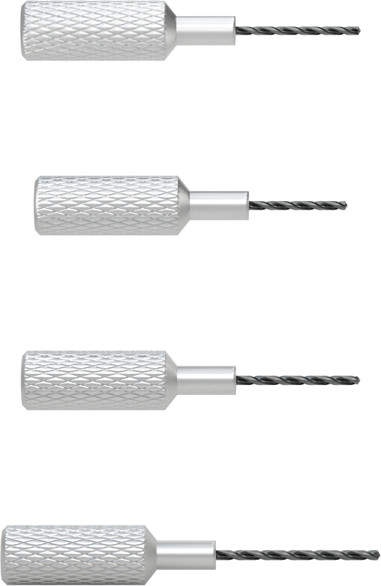 4 Parça Parmak Matkap Ucu Seti, 64 Gauge, 62 Gauge, 60 Gauge, 58 Gauge Matkap Ucu Boyutları