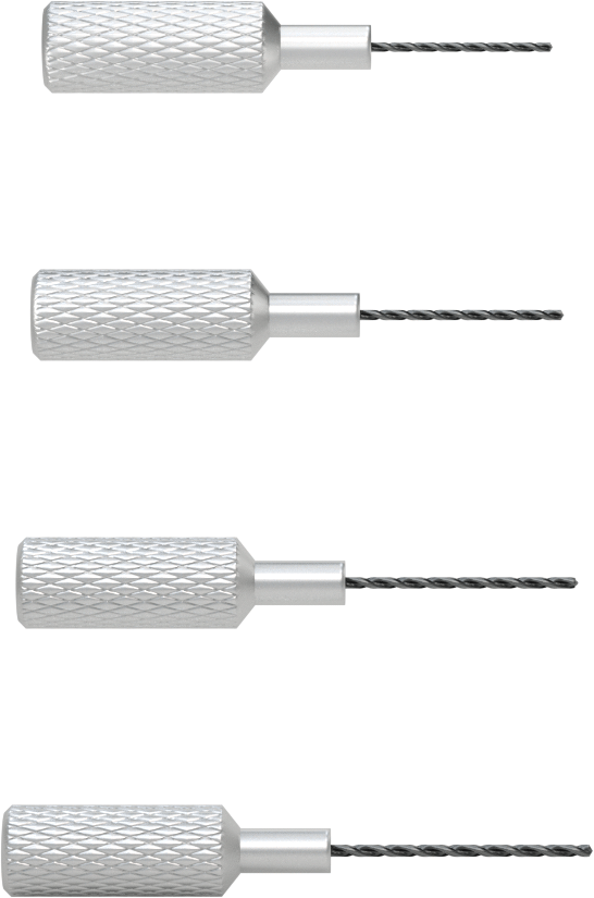 4 Parça Parmak Matkap Ucu Seti, 72 Gauge, 70 Gauge, 68 Gauge, 66 Gauge Matkap Ucu Boyutları