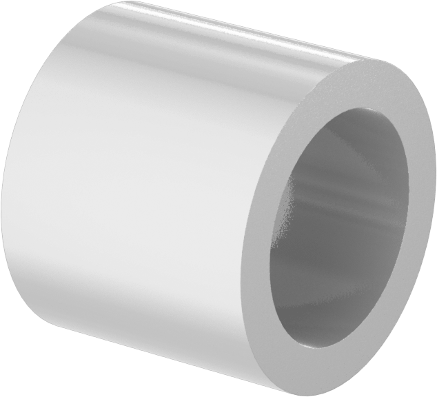 Neme Dayanıklı Asetal Kuru Çalışma Manşon Rulmanı, 5/8“ Mil Çapı ve 7/8” Gövde İç Çapı için, 3/4" Uzunluk