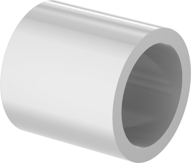 Neme Dayanıklı Asetal Kuru Çalışma Manşon Rulmanı, 7/8“ Mil Çapı ve 1-1/8” Muhafaza İç Çapı için, 1-1/8" Uzunluk