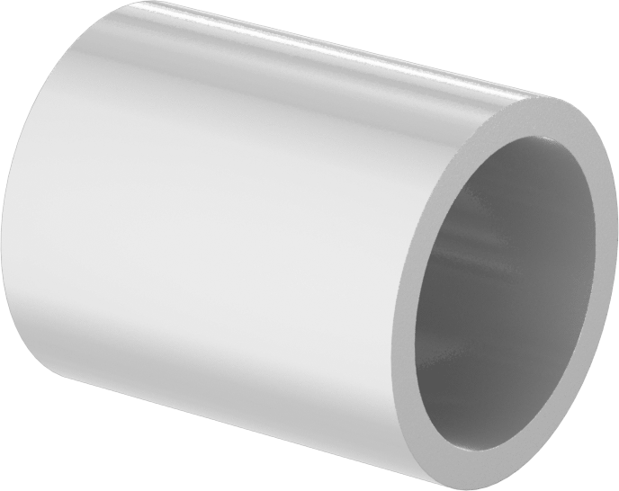 Neme Dayanıklı Asetal Kuru Çalışma Manşon Rulmanı, 1“ Mil Çapı ve 1-1/4” Gövde İç Çapı için, 1-1/2" Uzunluk