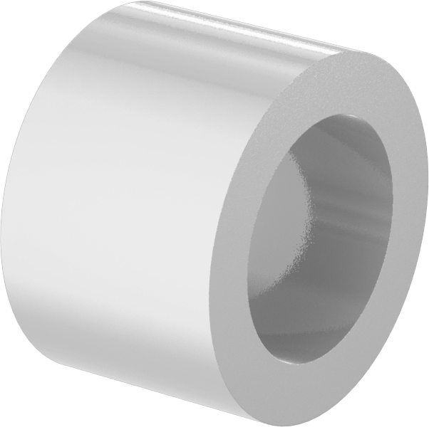 Neme Dayanıklı Asetal Kuru Çalışma Manşon Rulmanı, 1/4“ Mil Çapı ve 3/8” Muhafaza İç Çapı için, 1/4" Uzunluk