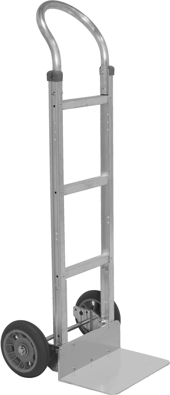 Alüminyum El Arabası, Döngü Sapı, 14“ x 9” Katı Yük Plakası