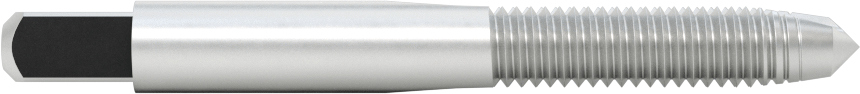 Büyük Boy Talaş Temizleme Kılavuzu, M8 x 1,25 mm Diş, 1-1/8" Diş Uzunluğu