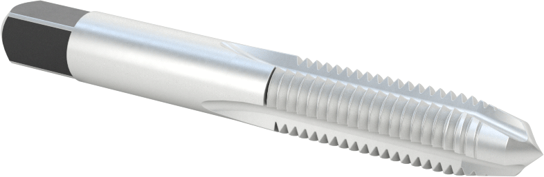 Büyük Boy Talaş Temizleme Kılavuzu, M10 x 1,5 mm Diş, 1-1/4" Diş Uzunluğu