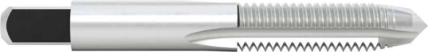 Büyük Boy Talaş Temizleme Kılavuzu, M10 x 1,5 mm Diş, 1-1/4" Diş Uzunluğu