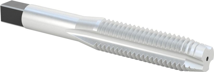 Büyük Boy Talaş Temizleme Kılavuzu, M12 x 1,75 mm Diş, 1-21/32" Diş Uzunluğu