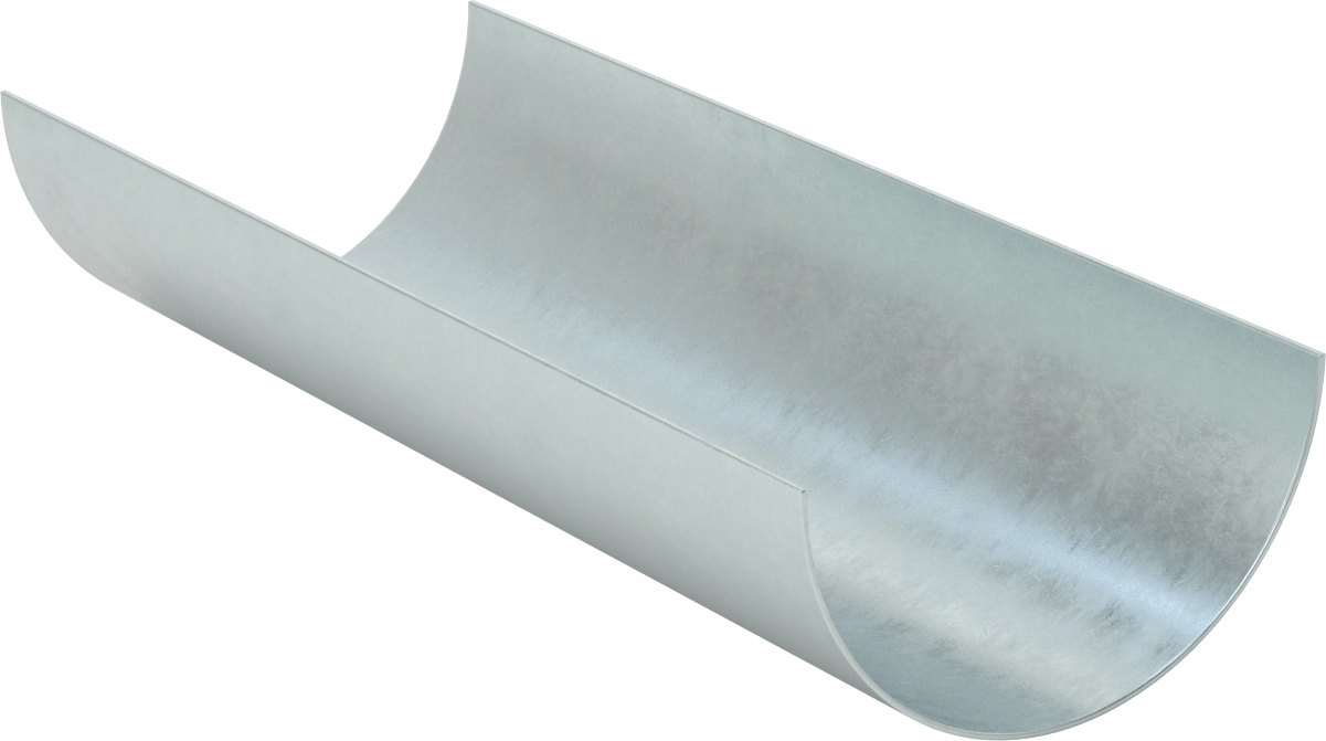 Döngü Askıları için Boru Tutucusu, Çinko Kaplı Çelik, 5" ID