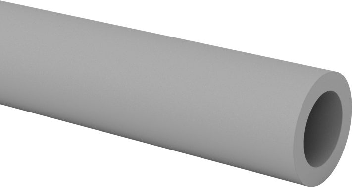 Aşınmaya ve Kimyasallara Dayanıklı PEEK Tüp, 1/16" Duvar Kalınlığı, 3/8" OD, 1/4" ID
