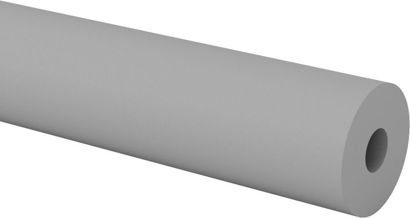 Aşınmaya ve Kimyasallara Dayanıklı PEEK Tüp, 1/4" Duvar Kalınlığı, 3/4" OD, 1/4" ID