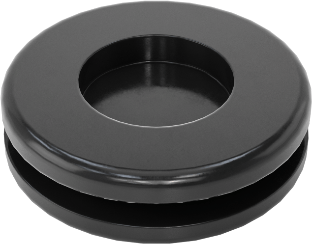 Boyuna Kesilmiş Grometler, SBR Kauçuk, 3/4“ Delik ve 3/32” Kalınlık için, 1/64-1/2" ID