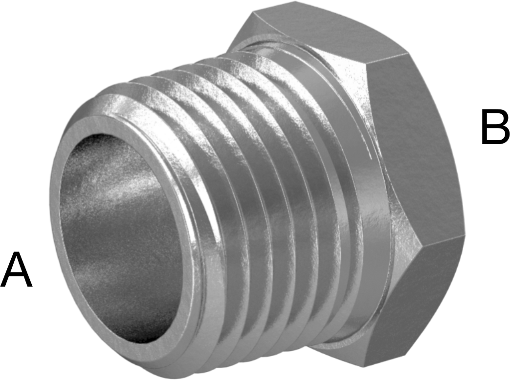 Yüksek Basınçlı Krom Kaplı Pirinç Boru Bağlantı Elemanı, Burç Adaptörü, 1/2 NPT Erkek x 3/8 NPT Dişi