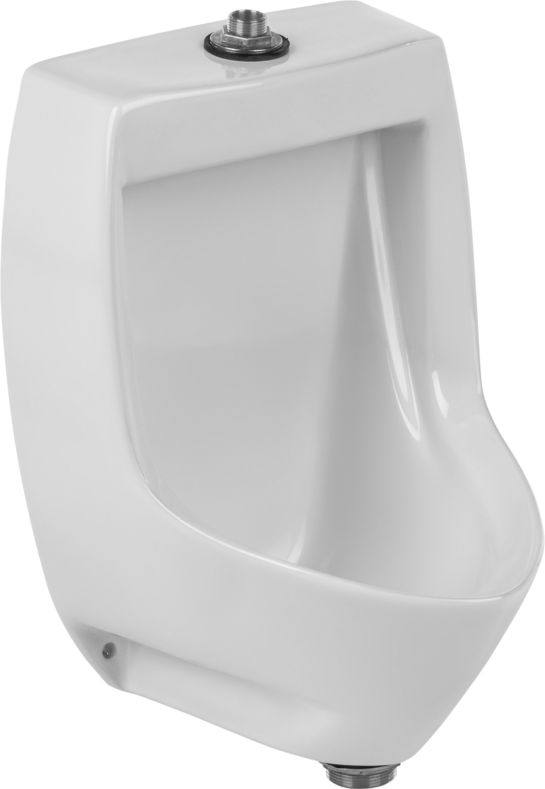 Pisuar, Alt Çıkışlı, 18“ Yükseklik x 12-3/4” Genişlik x 12-3/4" Derinlik