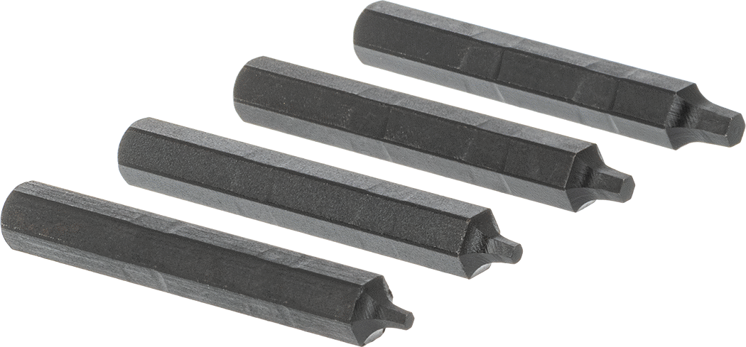 Çıkarıcı Seti, 6 ila 1/4" Düz Başlı Soket Başlı Vidalar için