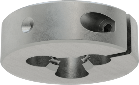 Yüksek Hızlı Çelik Kalıp, 13/16" OD, 1/4"-28 UNF Sol Diş