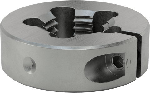 Yüksek Hızlı Çelik Kalıp, 13/16" OD, 3/8"-24 UNF Sol Diş