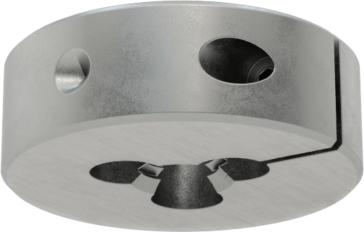 Yüksek Hızlı Çelik Kalıp, 1-1/2" OD, 3/8"-16 UNC Sol Dişli