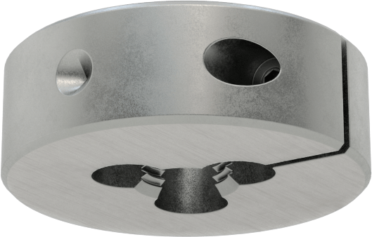Yüksek Hızlı Çelik Kalıp, 1-1/2" OD, 3/8"-24 UNF Sol Diş
