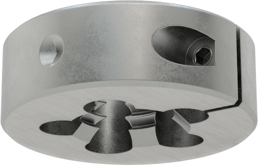 Yüksek Hızlı Çelik Kalıp, 1-1/2" OD, 3/4"-10 UNC Sol Dişli
