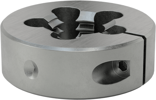 Yüksek Hızlı Çelik Kalıp, 1-1/2" OD, 3/4"-10 UNC Sol Dişli