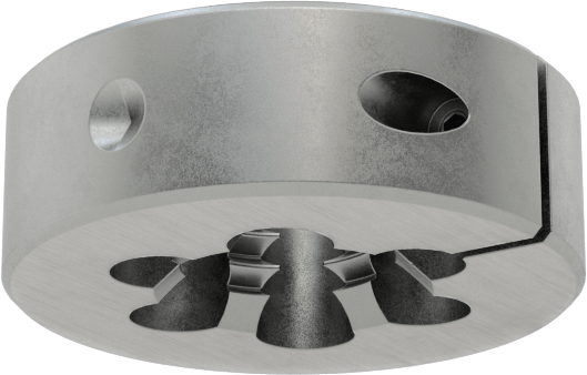 Yüksek Hızlı Çelik Kalıp, 1-1/2" OD, 3/4"-16 UNF Sol Diş