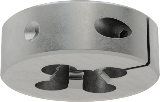 Yüksek Hızlı Çelik Kalıp, 1-1/2" OD, 1/2"-13 UNC Sol Diş