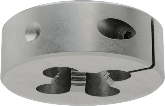 Yüksek Hızlı Çelik Kalıp, 1-1/2" OD, 1/2"-20 UNF Sol Diş