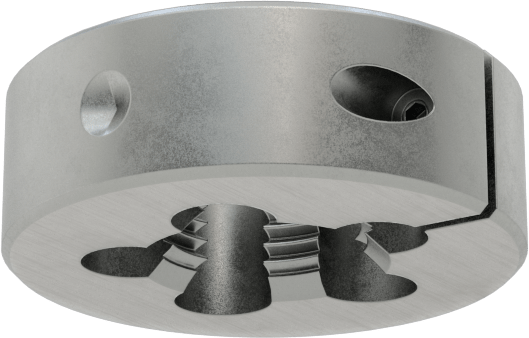 Yüksek Hızlı Çelik Kalıp, 1-1/2" OD, 5/8"-18 UNF Sol Diş