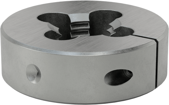 Yüksek Hızlı Çelik Kalıp, 2" OD, 3/4"-10 UNC Sol Dişli