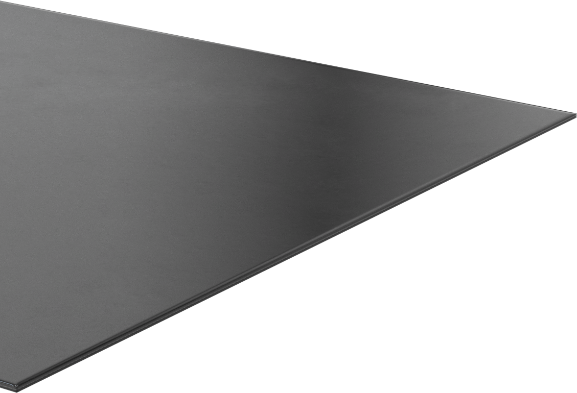 Kumaş Takviyeli Hava Koşullarına Dayanıklı EPDM Kauçuk, Ultra Mukavemet, 1/16" Kalınlık, 12 inç x 12 inç Levha