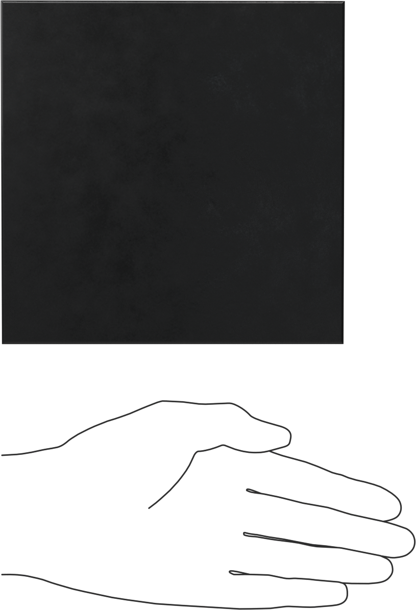 Kumaş Takviyeli Hava Koşullarına Dayanıklı EPDM Kauçuk, Ultra Mukavemet, 1/4" Kalınlık, 6“ x 6” Levha