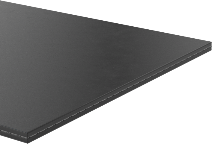 Kumaş Takviyeli Hava Koşullarına Dayanıklı EPDM Kauçuk, Ultra Mukavemet, 1/16" Kalınlık, 2“ x 36” Şerit
