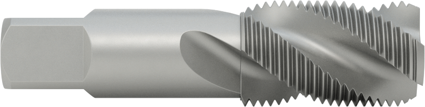 STL&SS için Talaş Temizleme Borusu ve Kanal Musluğu, Kaplamasız Yüksek Hızlı Çelik, 3/8 BSPP Diş