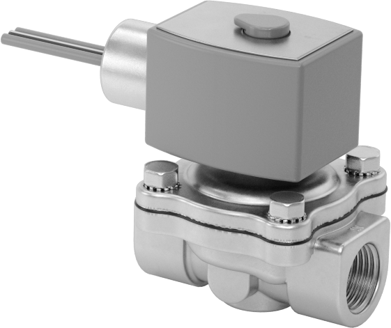 Premium Solenoid Açma/Kapama Valfi, Normalde Kapalı, 240V AC, 1/2 NPT Dişi, Düşme Destekli