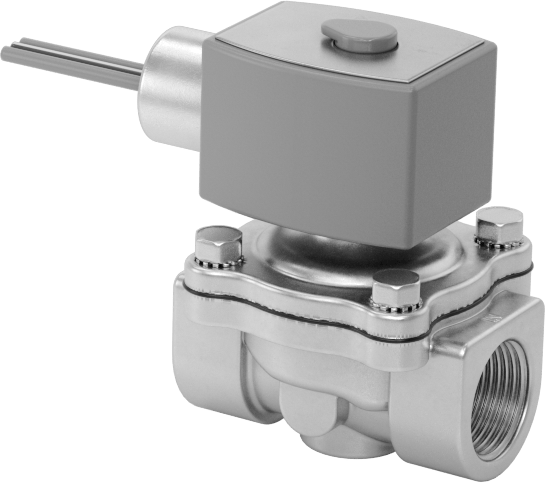 Premium Solenoid Açma/Kapama Valfi, Normalde Kapalı, 240V AC, 3/4 NPT Dişi, Düşme Destekli