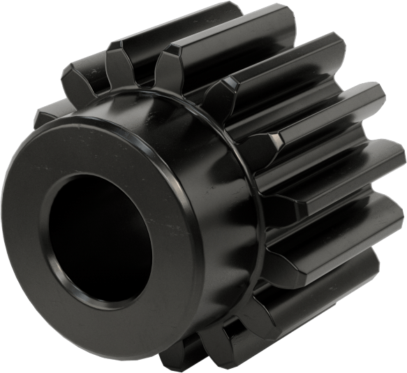 Metal Dişli - 20 Derece Basınç Açısı, Yuvarlak, 2 Modül, 15 Diş, 30 mm Aralık, 1045 Karbon Çelik