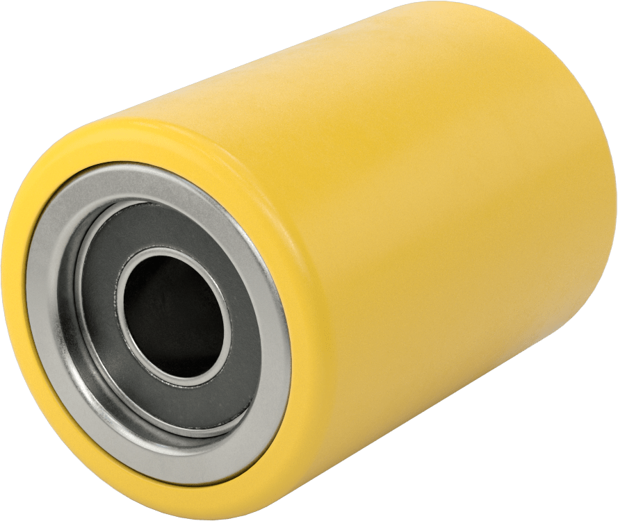 Poliüretan Palet ve Forklift Tekerleği, Yale için Rulmanlı, 3-1/4“ Çap x 4-1/2” Genişlik