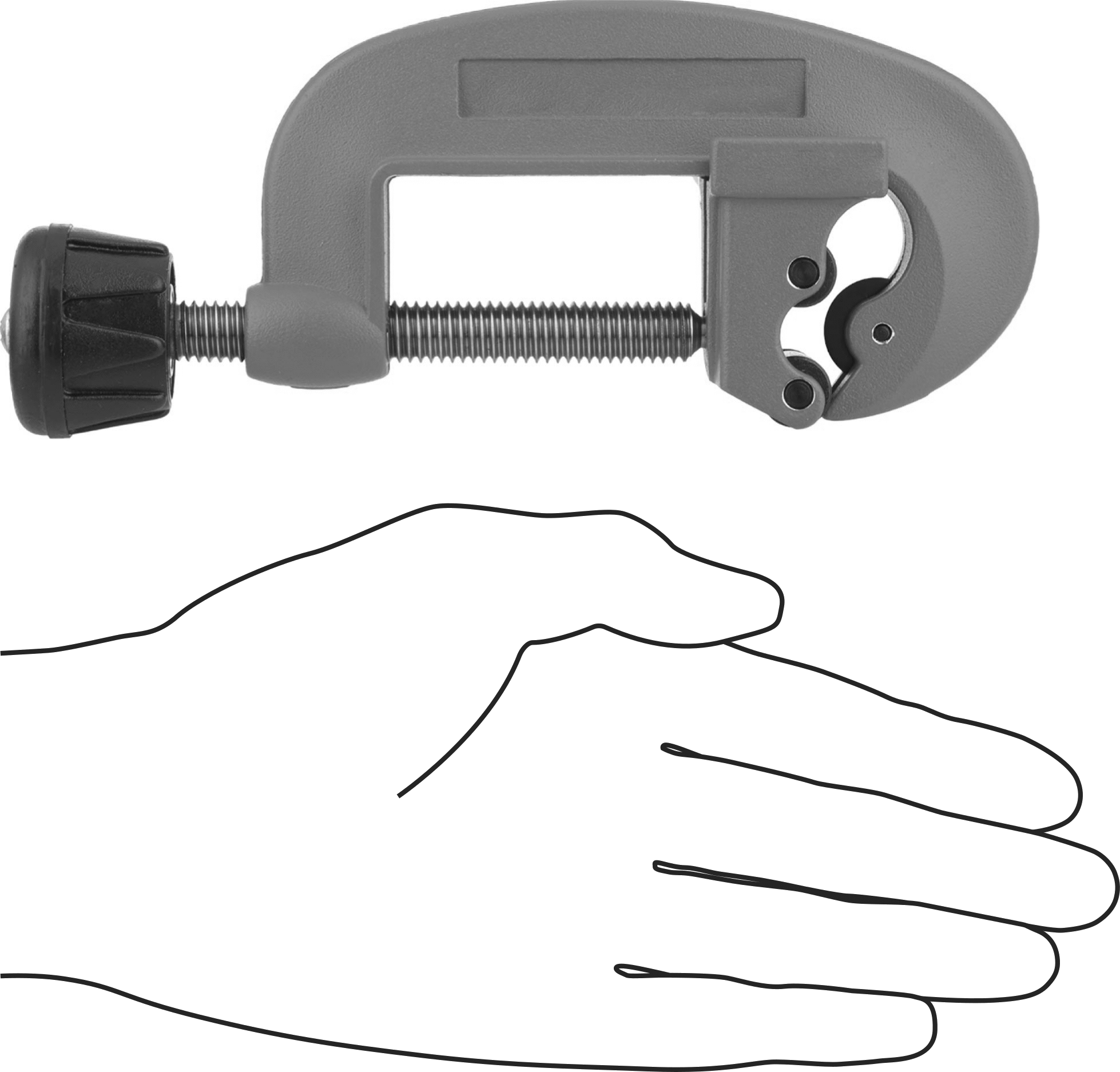 Metal Boru ve Kanal Kesici, 1/2“ ila 1-15/16” Dış Çap için, 9 inç Uzunluk